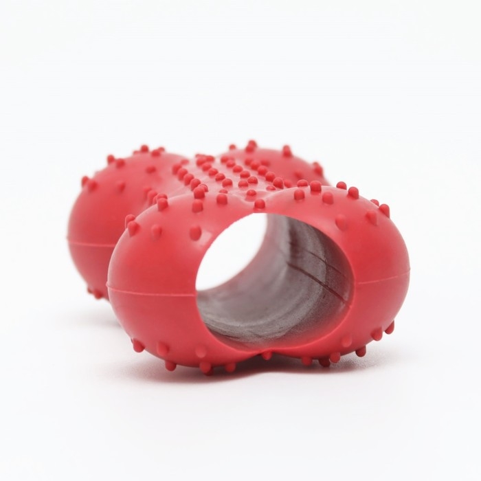 Игрушка жевательная Игрушка жевательная "Кость малая", TPR, 8,5 см, красная