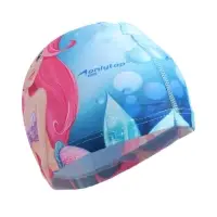 Шапочка для плавания ONLYTOP Swim &laquo;Русалка&raquo;, детская, тканевая, обхват 46-52 см