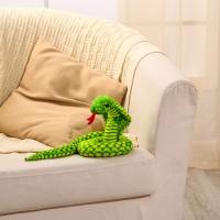 Мягкая игрушка &laquo;Кобра&raquo;, 55 см, цвет зелёный