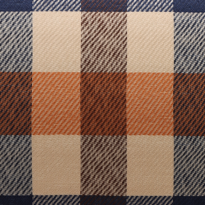 Сумка-переноска каркасная, со шторкой, размер M,  43 х 21 х 26 см, клетчатая