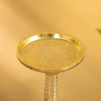 Подсвечник &laquo;Нью-Дели&raquo;, 22 см, алюминий, золото