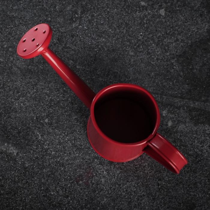 Кашпо &laquo;Лейка&raquo;, 15&times;7&times;8 см, красное