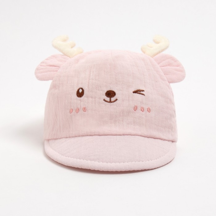 Кепка детская MINAKU, размер 40-42, цвет розовый Кепка детская MINAKU, размер 40-42, цвет розовый
