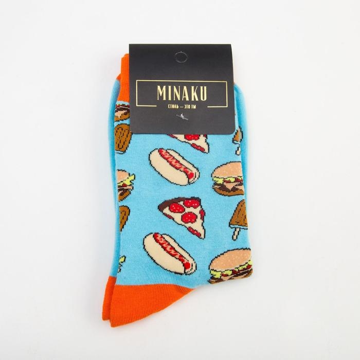 Носки MINAKU &laquo;Перекус&raquo;, размер 36-41 (23-27 см)