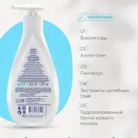 Эмульсия для купания малыша и шампунь 2 в 1 AQA DERMIKA липидная, 250 мл