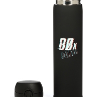 Термос &laquo;Мастер К. Дитя 80-х&raquo;, 500 мл, чёрный