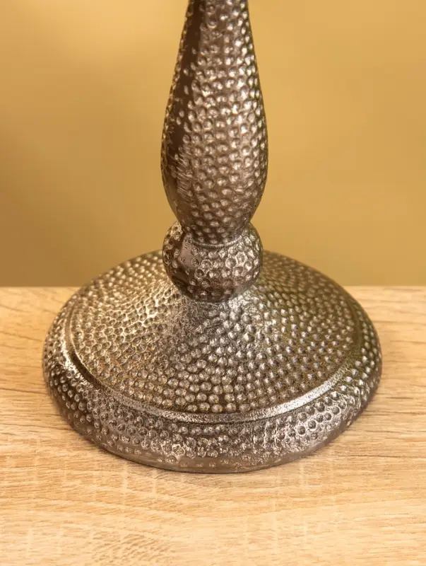 Подсвечник "Нью-Дели" алюминий 9х9х17 см, цв. бронза