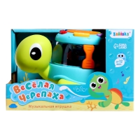 Музыкальная игрушка &laquo;Весёлая черепаха&raquo;, звук, свет