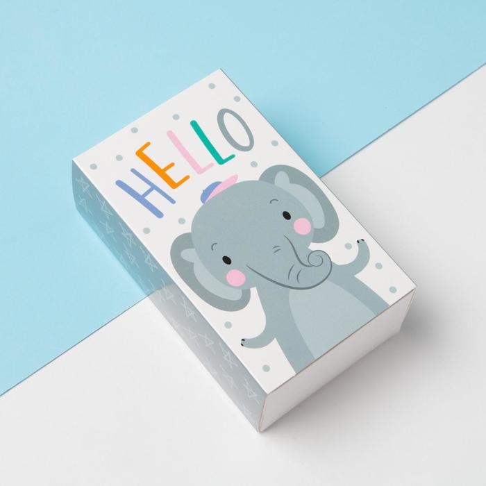 Набор носков Крошка Я &laquo;Слоник&raquo;, 4 пары, 10-12 см