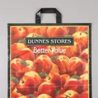 Пакет "Персик", полиэтиленовый с петлевой ручкой, 45 х 45 + 3 см, 60 мкм