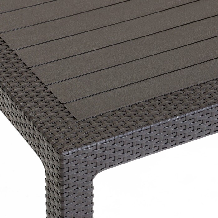 Набор садовой мебели Набор садовой мебели "Ротанг": диван, два кресла, стол квадратный, коричневого цвета