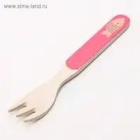 Вилка для кормления, бамбук, МИКС