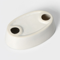 Набор аксессуаров для ванной комнаты Доляна &laquo;Барельеф&raquo;, 4 предмета (дозатор 280 мл, мыльница, 2 стакана), цвет бежевый