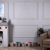 Гирлянда &laquo;Сеть-ёлка&raquo; 2 &times; 2 м, IP20, тёмная нить, 152 LED, свечение мульти, 8 режимов, 220 В