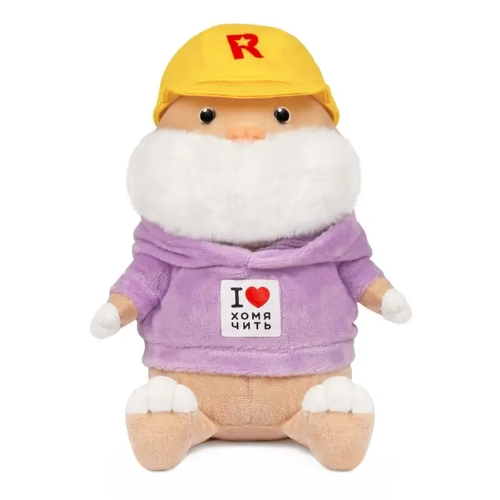 Мягкая игрушка "Хомяк в Кепке", 22 см. DR-250401-22