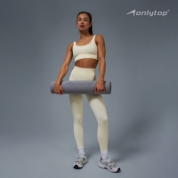 Легинсы в рубчик, р-р M, цвет бежевый Легинсы в рубчик, р-р M, цвет бежевый