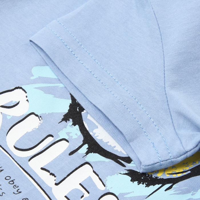 Футболка для мальчика, цвет голубой, рост 80 см Футболка для мальчика, цвет голубой, рост 80 см