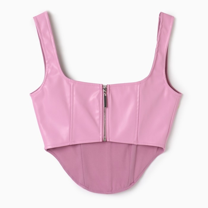 Корсет женский MIST кожаный, р. XL, розовый Корсет женский MIST кожаный, р. XL, розовый