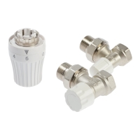 Комплект термостатический Ogint, для радиатора, 3в1, угловой, 3/4", PN10, М30х1.5, 6-28&deg;С