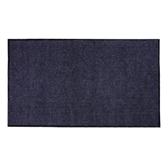 Коврик придверный влаговпитывающий, ребристый, &laquo;Стандарт&raquo;, 90&times;150 см, цвет серый