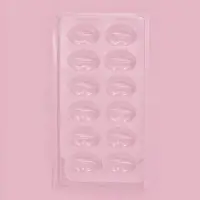 Форма для шоколада и конфет &laquo;Поцелуй&raquo;, 12 ячеек, 22&times;11 см, прозрачная