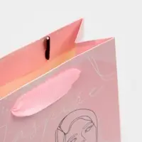 Пакет подарочный ламинированный, упаковка, &laquo;Вдохновение&raquo;, радужная голография, S 12 х 15 х 5.5 см