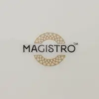 Чайная пара фарфоровая Magistro La Perle, 2 предмета: чашка 230 мл, блюдце d=15 см, цвет белый