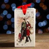 Подарочная коробка &laquo;Новогодний комплимент&raquo;, 11&times;6&times;11 см