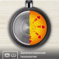 Антипригарная сковорода 26 см Rock 04235126, индукция