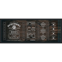 Подарочные носки в банке &laquo;Мужика. 100% мужчина&raquo;, (внутри носки мужские, цвет чёрный)