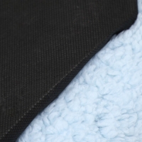 Лежанка для собак и кошек &laquo;Уют&raquo;, мягкий мех, 45 х 35 х 11 см, голубая