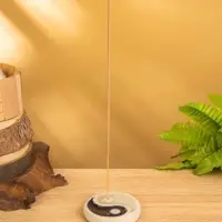 Подставка под благовония "Инь Янь" керамика, цв. МИКС, 7х7х1,5 см