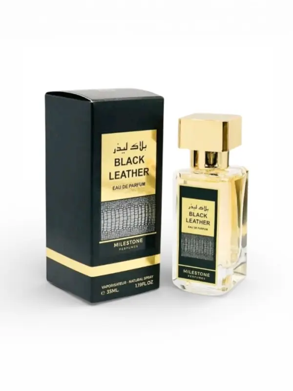 Парфюмерная вода унисекс Milestone BLACK LEATHER, 35 мл (по мотивам Tom Ford Black Lacquer)