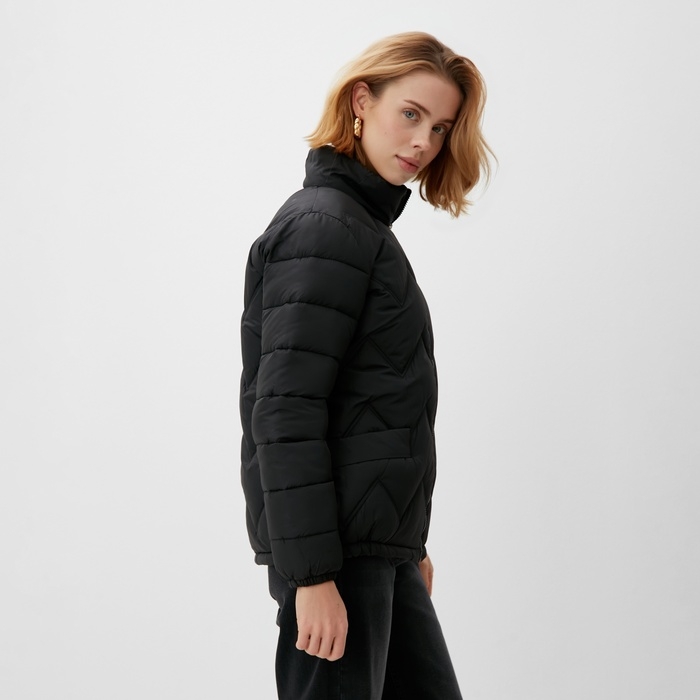 Куртка женская на молнии Collorista цвет черный, р-р 44 Куртка женская на молнии Collorista цвет черный, р-р 44