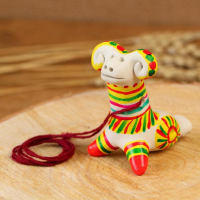 Филимоновская игрушка - свисток &laquo;Баран&raquo;