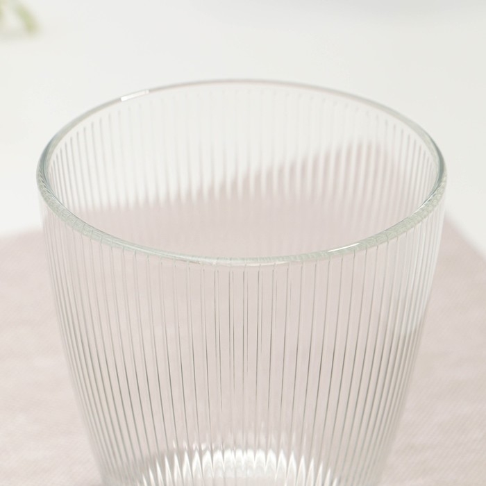 Стакан низкий стеклянный &laquo;Концепто Страйпи&raquo;, 250 мл