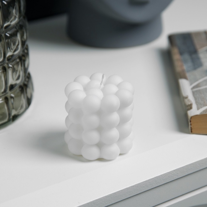 Светодиодная фигура «Свеча шарики» 5х5 см, батарейки АG13х3 (в комплекте), свечение теплое белое Светодиодная фигура «Свеча шарики» 5х5 см, батарейки АG13х3 (в комплекте), свечение теплое белое