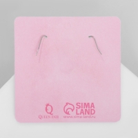 Серьги ассорти &laquo;Радость&raquo; помада, цветные в серебре