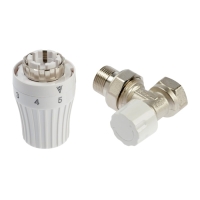 Комплект термостатический Ogint, для радиатора, 2в1, угловой, 3/4", PN10, М30х1.5, 6-28°С Комплект термостатический Ogint, для радиатора, 2в1, угловой, 3/4", PN10, М30х1.5, 6-28°С