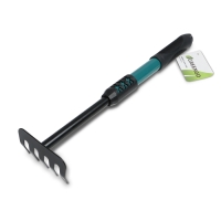 Грабли малые, прямые, 5 зубцов, длина 40,5 см, металл, металлическая рукоять с резиновой ручкой, Greengo Грабли малые, прямые, 5 зубцов, длина 40,5 см, металл, металлическая рукоять с резиновой ручкой, Greengo