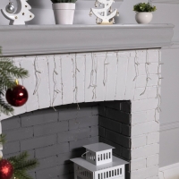 Гирлянда «Бахрома» 1.8 × 0.5 м, IP20, прозрачная нить, 48 LED, свечение жёлтое, 8 режимов, 220 В Гирлянда «Бахрома» 1.8 × 0.5 м, IP20, прозрачная нить, 48 LED, свечение жёлтое, 8 режимов, 220 В