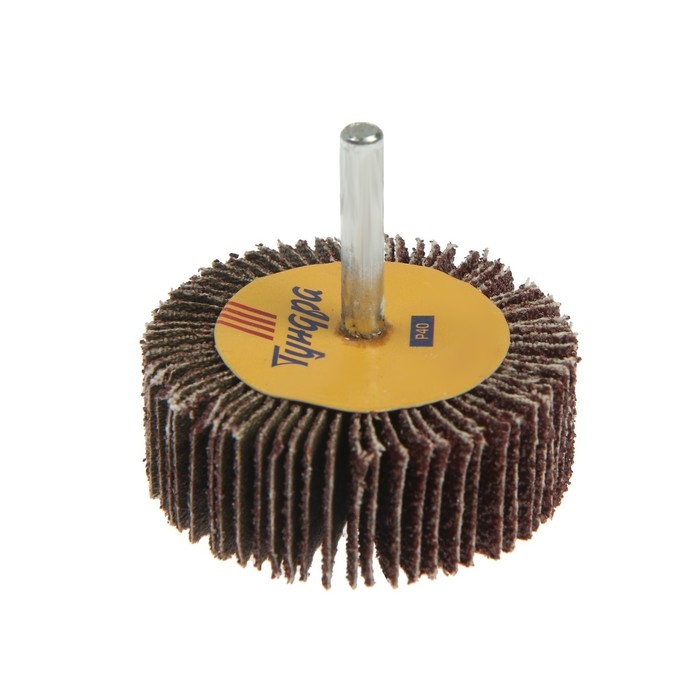 Круг лепестковый радиальный ТУНДРА, 60&times;20&times;6 мм, Р40