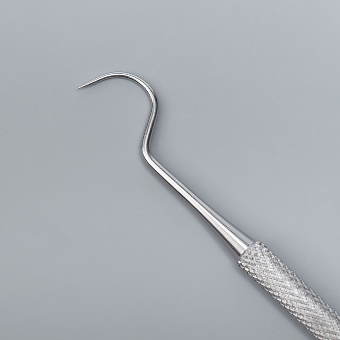 Кюретка двусторонняя, удлинённая, 16,3 см, цвет серебристый Кюретка двусторонняя, удлинённая, 16,3 см, цвет серебристый