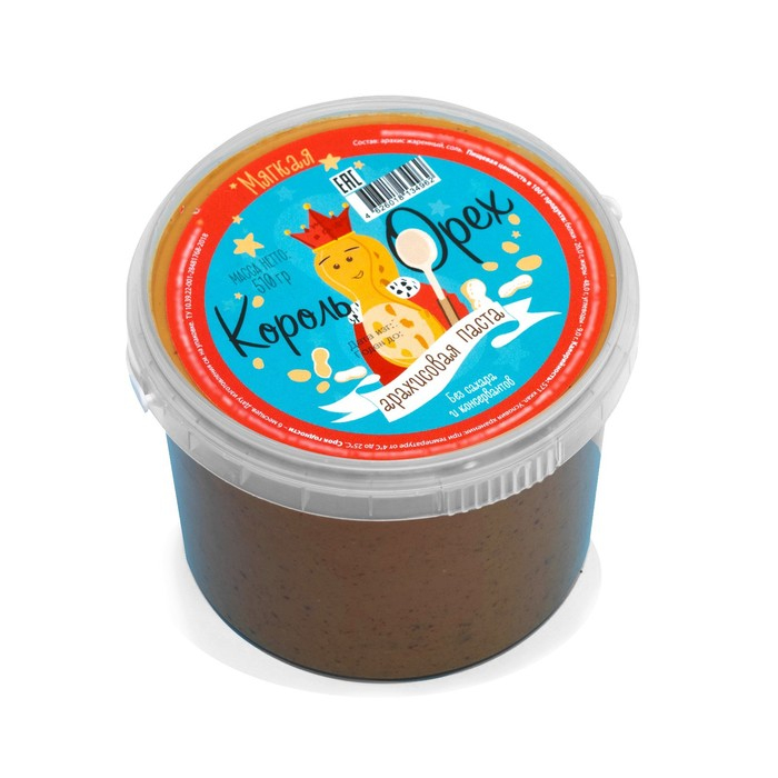 Арахисовая паста &laquo;Король Орех&raquo; мягкая, 510 г