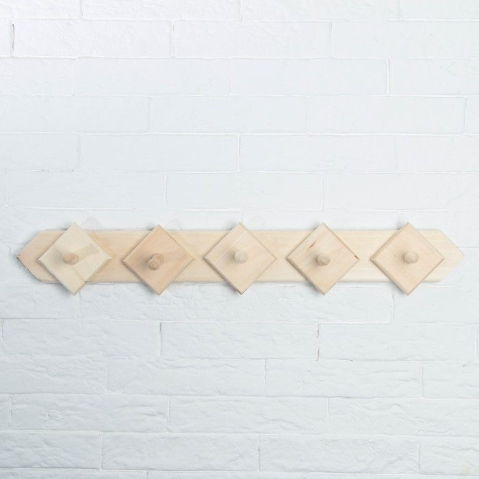 Вешалка 5 крючков, липа Вешалка 5 крючков, липа "Добропаровъ"