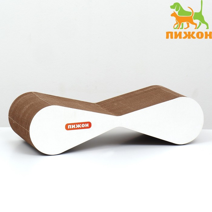 Когтеточка-лежанка Басик, 54 х 14 х 22 см, белая Когтеточка-лежанка Басик, 54 х 14 х 22 см, белая