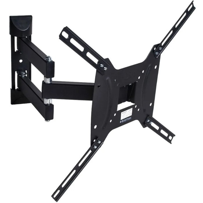 Кронштейн Kromax DIX-24, для ТВ, наклонно-поворотный, 15-55 Кронштейн Kromax DIX-24, для ТВ, наклонно-поворотный, 15-55", до 35 кг, 38-140 мм, черный
