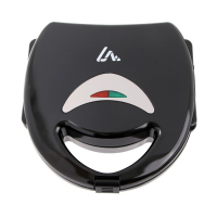 Электровафельница Luazon LT-07, 750 Вт, тонкие вафли, антипригарное покрытие, черная Электровафельница Luazon LT-07, 750 Вт, тонкие вафли, антипригарное покрытие, черная