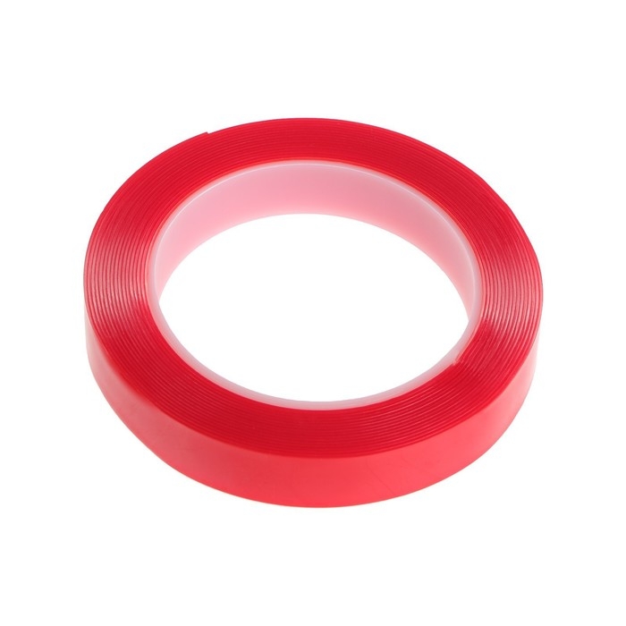 Клейкая лента TORSO, прозрачная, двусторонняя, акриловая, 18 мм &times; 5 м