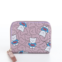 Кошелёк детский на молнии, цвет сиреневый Кошелёк детский на молнии, цвет сиреневый